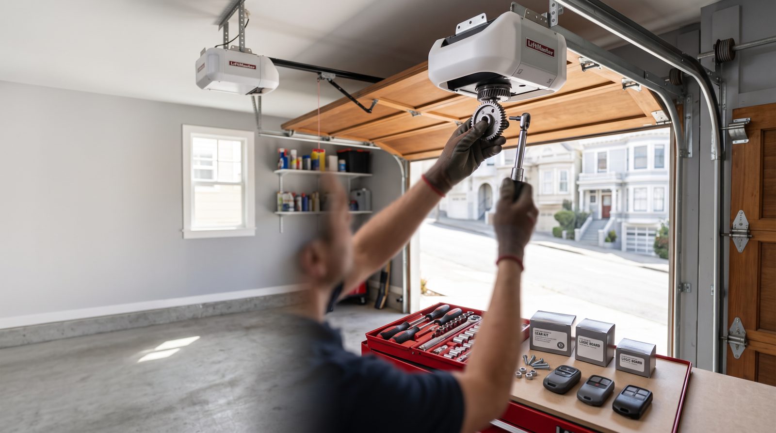 Garage Door Opener Cost San Francisco service photo