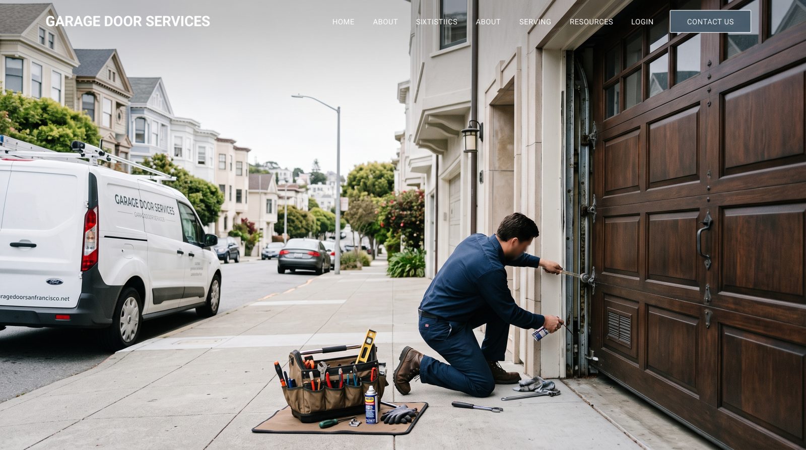 Garage Door Repair Pacific Heights service photo