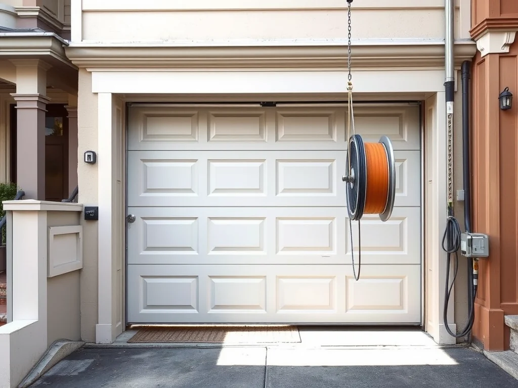 Garage Door Cable Repair editorial image for San Francisco garage door service